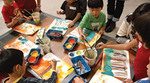 Children painting